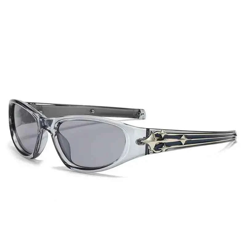 Stylish Chrome-Inspired Sunglasses Gray