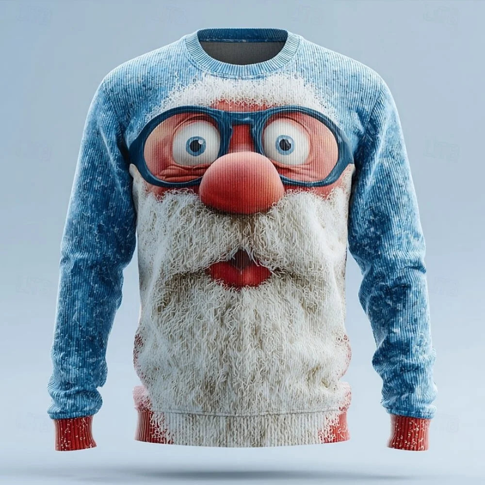 Cozy Knitted Ugly Christmas Sweater for Men - Crew Neck MYWYS00034