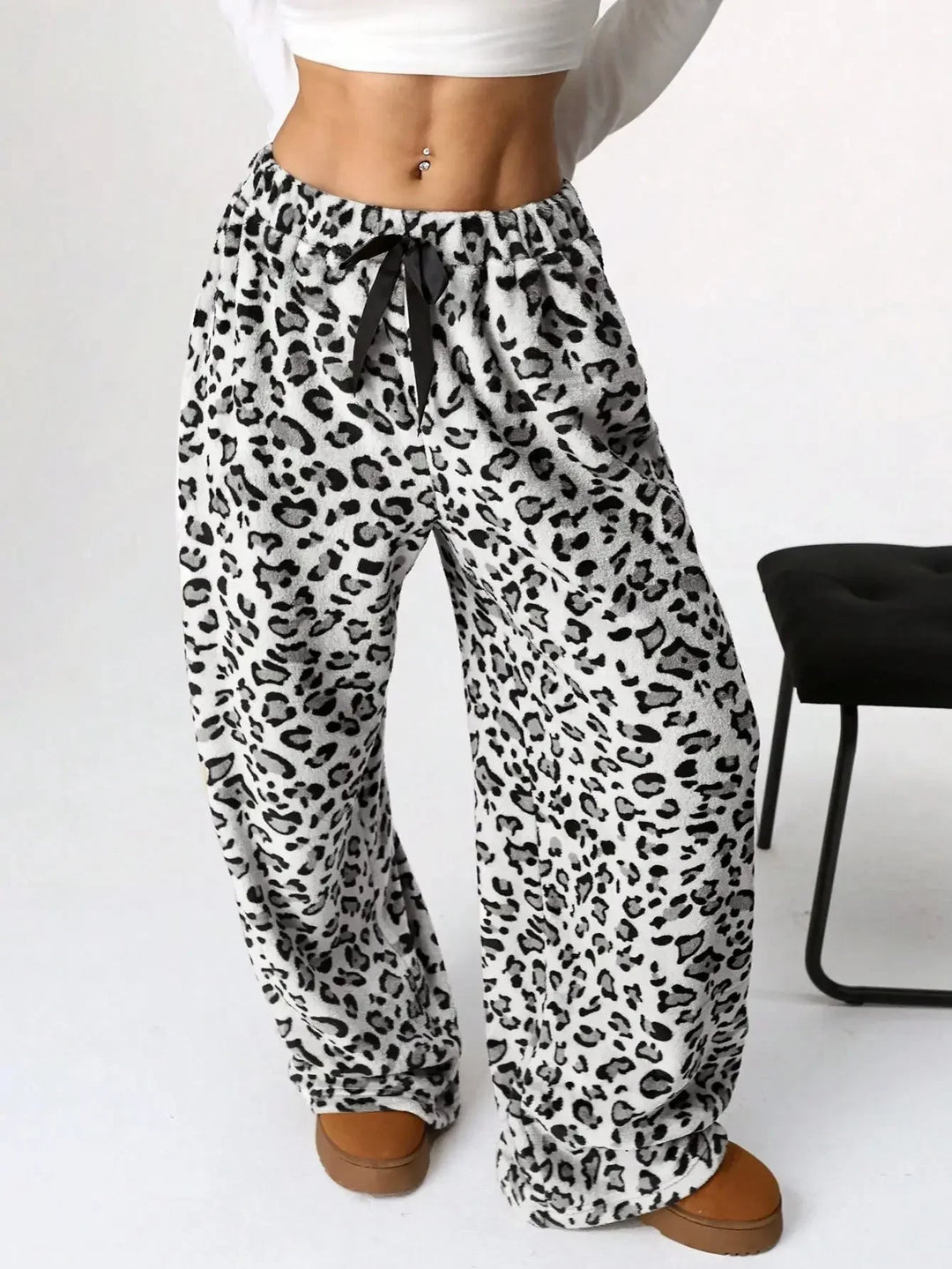 Women's Leopard Print Lounge Sweatpants