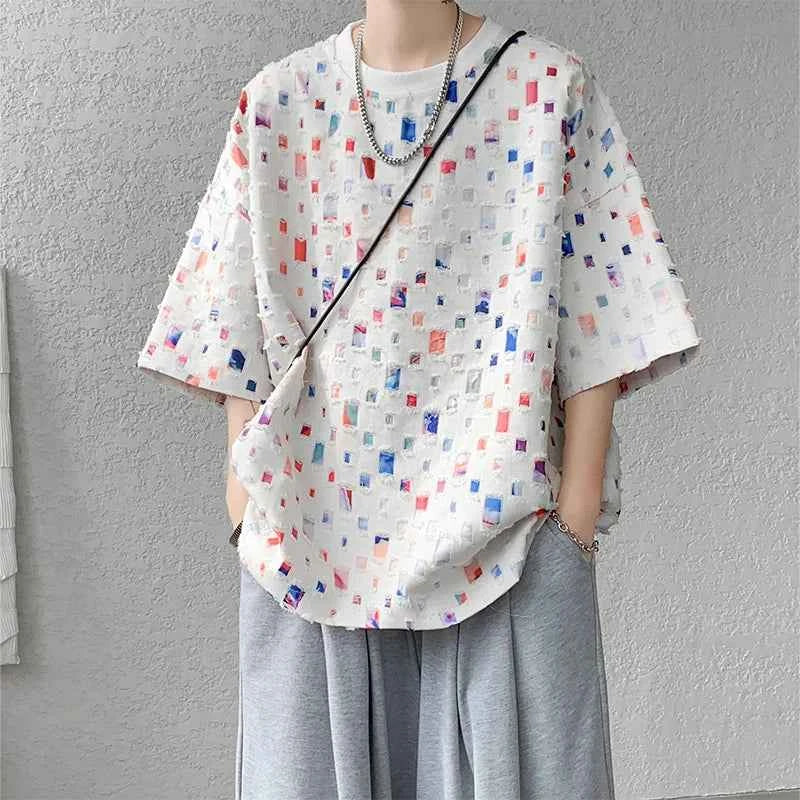 Men's Oversized Mosaic Shirt