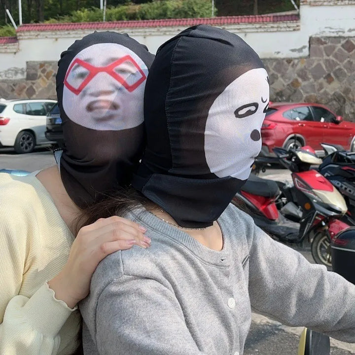 Halloween's 3D Realistic Face Masks for Cosplay and Street Style