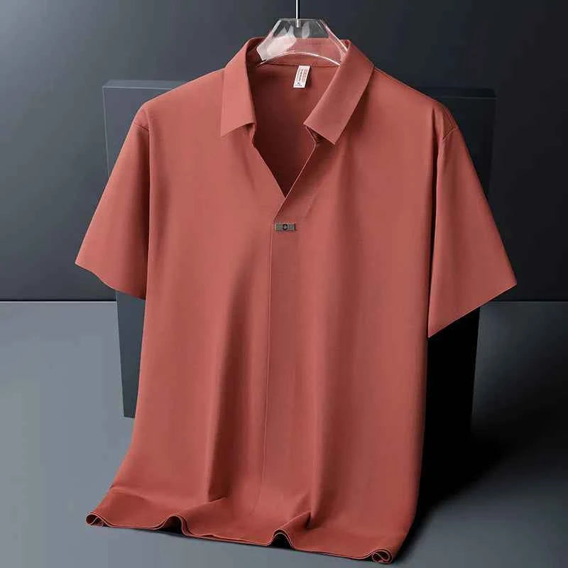 Men's Essential Polo Shirt - Brookline Style Rogue Red