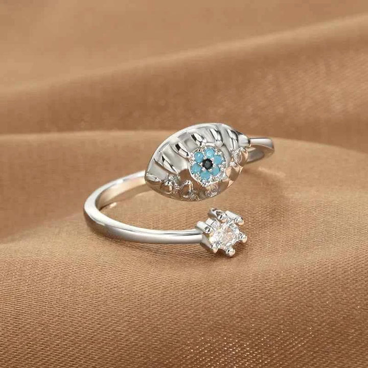 Adjustable Vision Ring Silver
