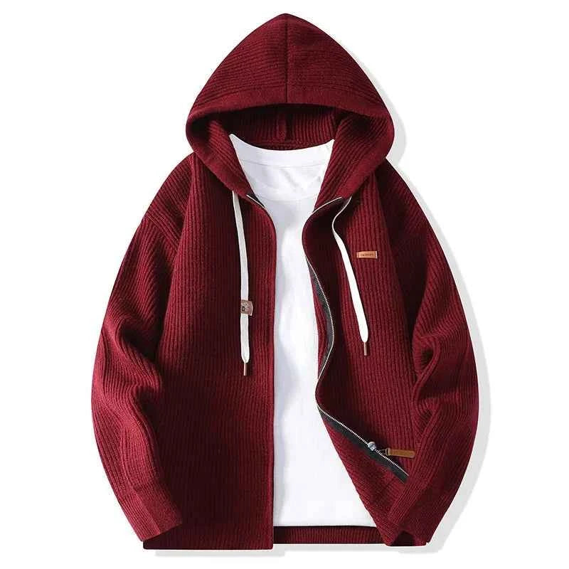 Men's Zip-Up Cardigan - Stylish and Comfortable