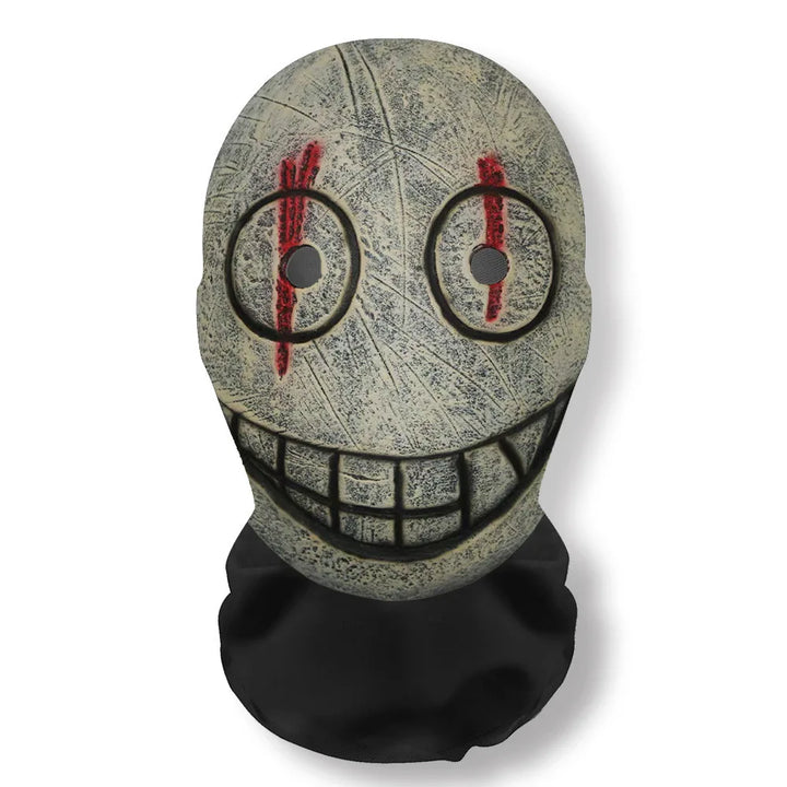 Halloween's 3D Ghost Face Mask, Stretch Mesh Full Skull Headgear A1