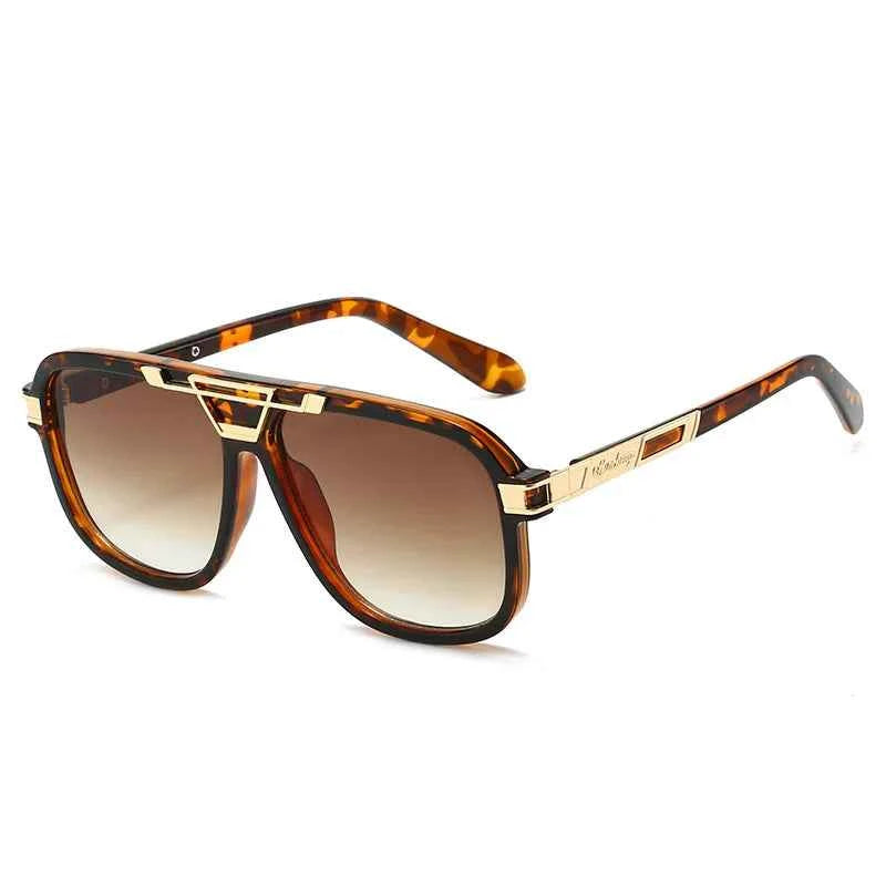 Retro Nightfall Sunglasses for Stylish Look Amber