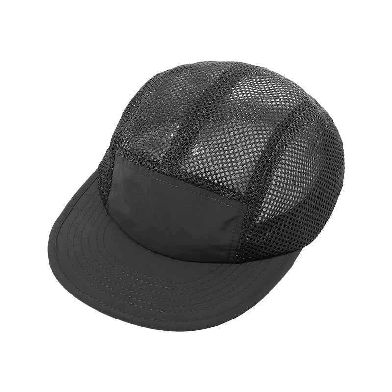 5-Panel Compass Hat - Stylish and Versatile Headwear Dark Grey