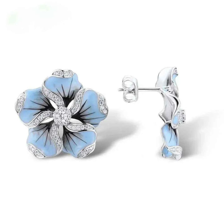 Blooming Delysia Earrings - Elegant Floral Design