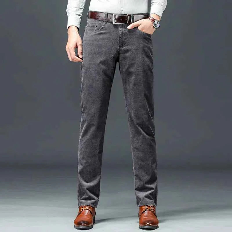 Men's Stretch Trousers - Comfortable and Flexible Fit Gray