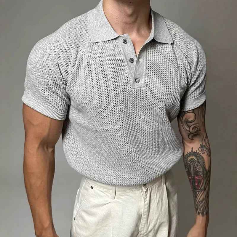 Men's Fitted Napoli Shirt Gray