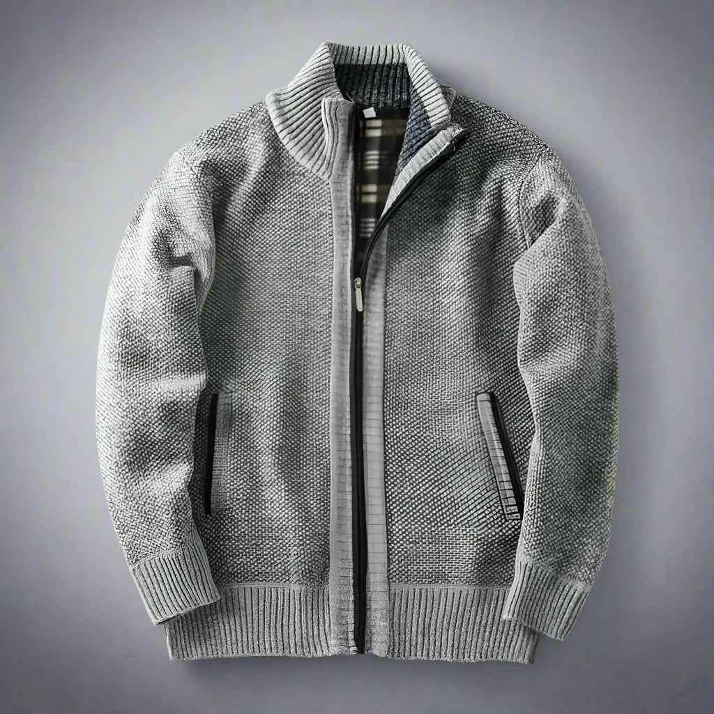 Men's Norfolk Zip Sweater