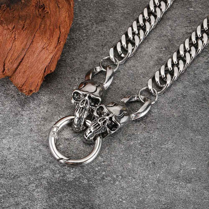Stylish Cuban Link Chain with Boneclasp Design