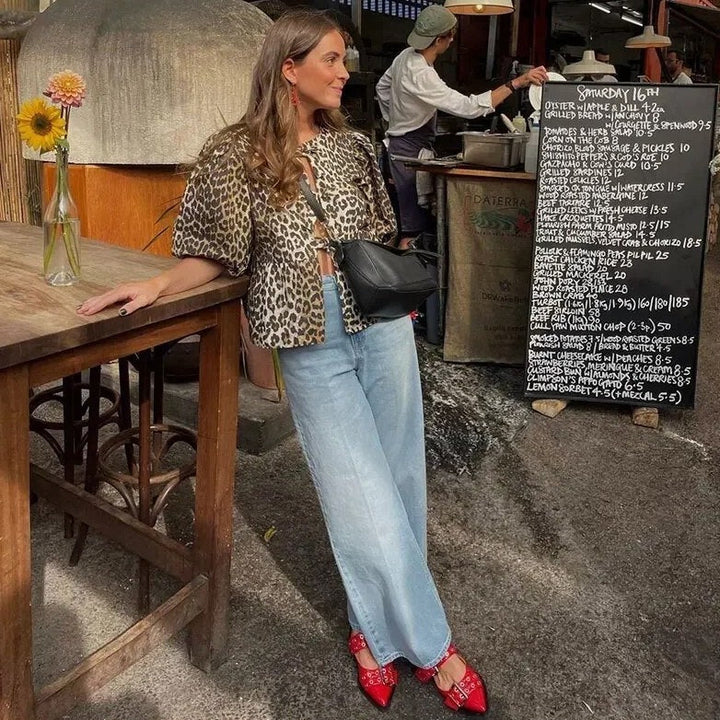 Emma | Women's Leopard Print Top