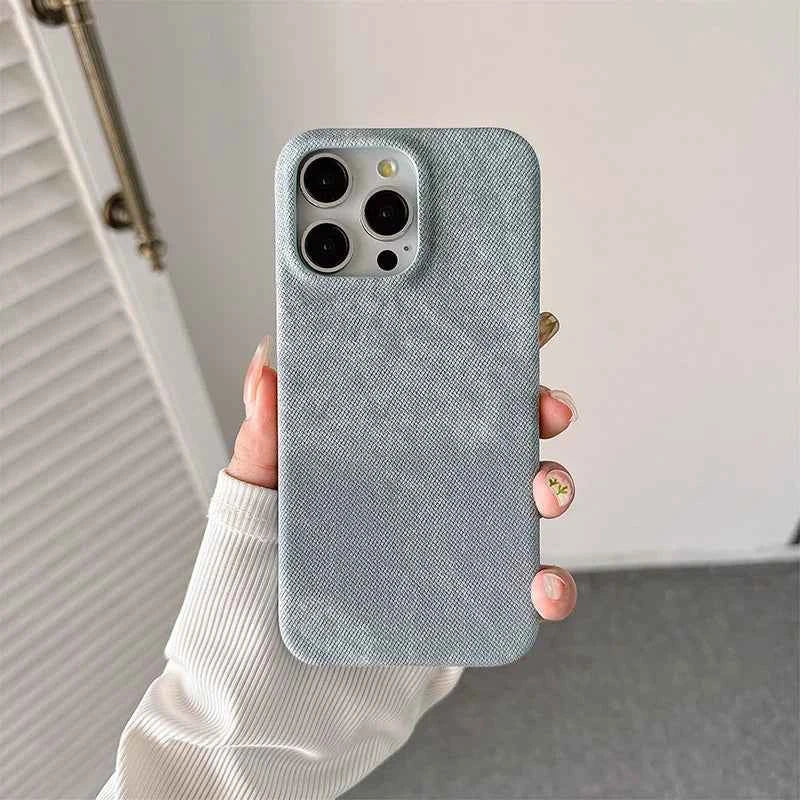 Retro Denim Phone Cover Gray blue
