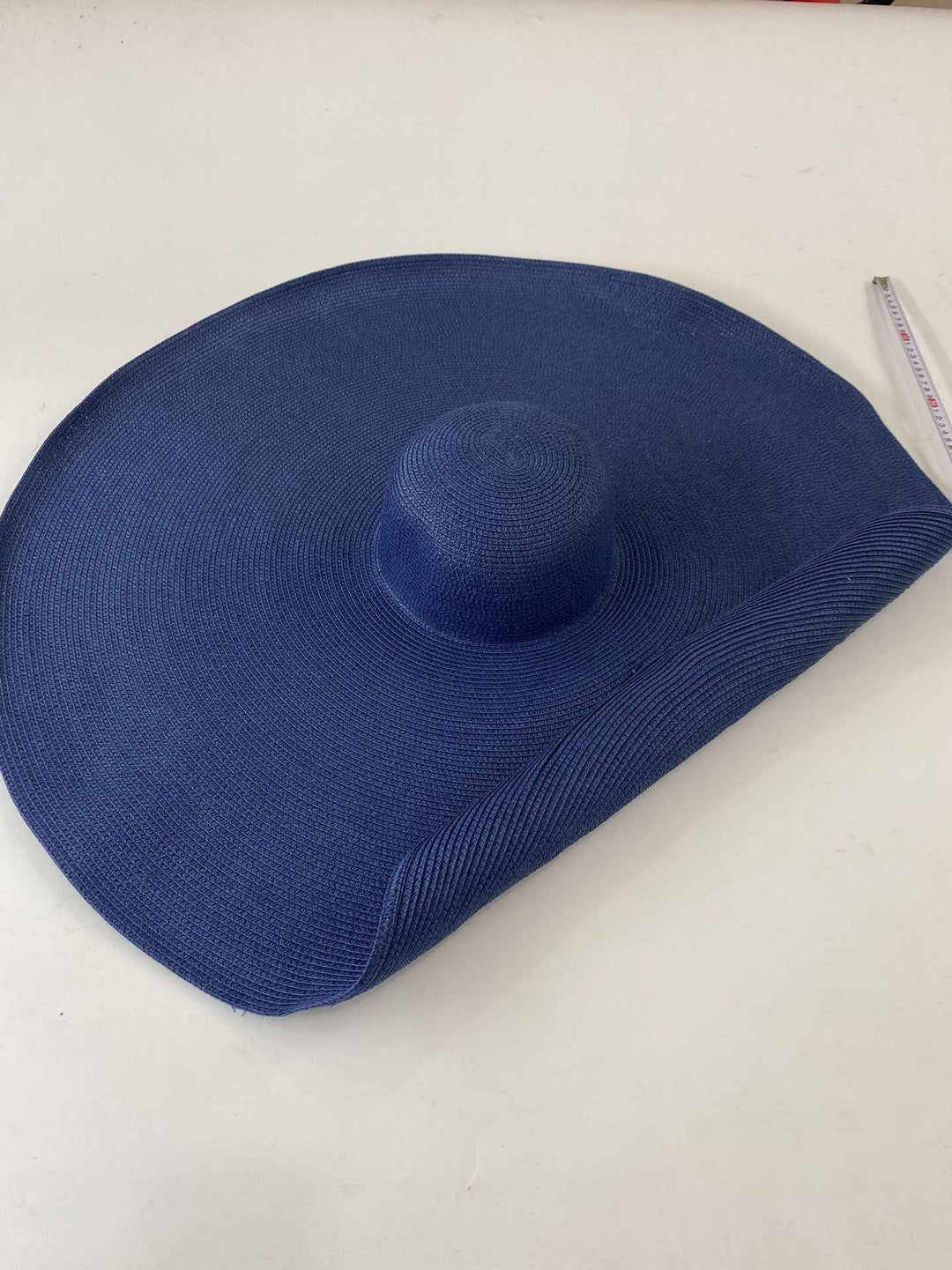 Seaside Sun Hat, Travel And Vacation Straw Hat, Straw Hat, Paper Straw Hat Blue One size
