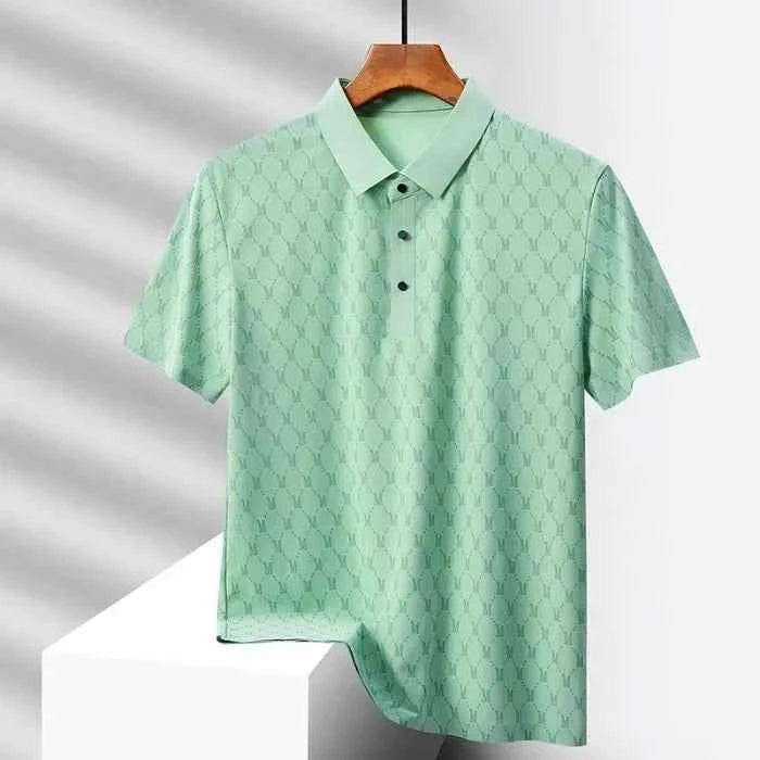 Men's Monogram Polo Shirt Spring Green