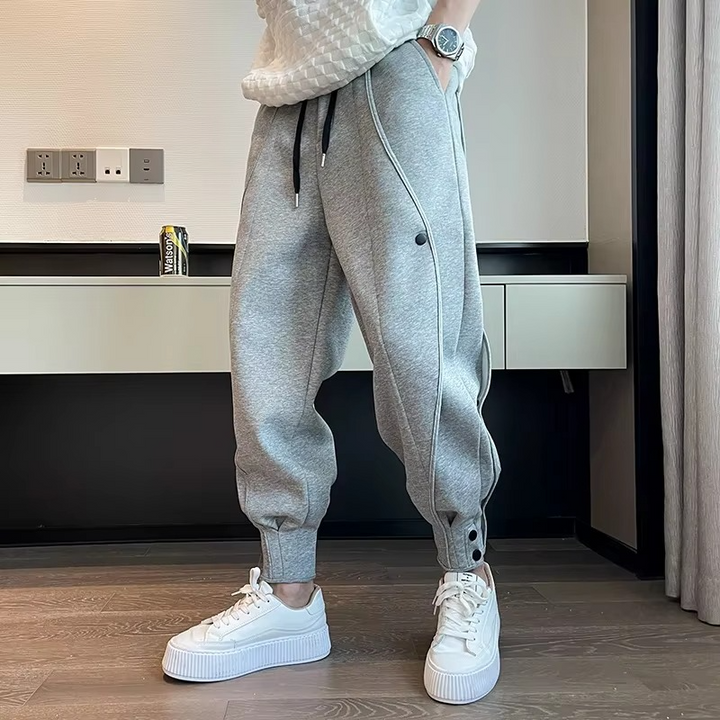 Men's Casual Wide Leg Jogger Pants – Korean Style Sweatpants