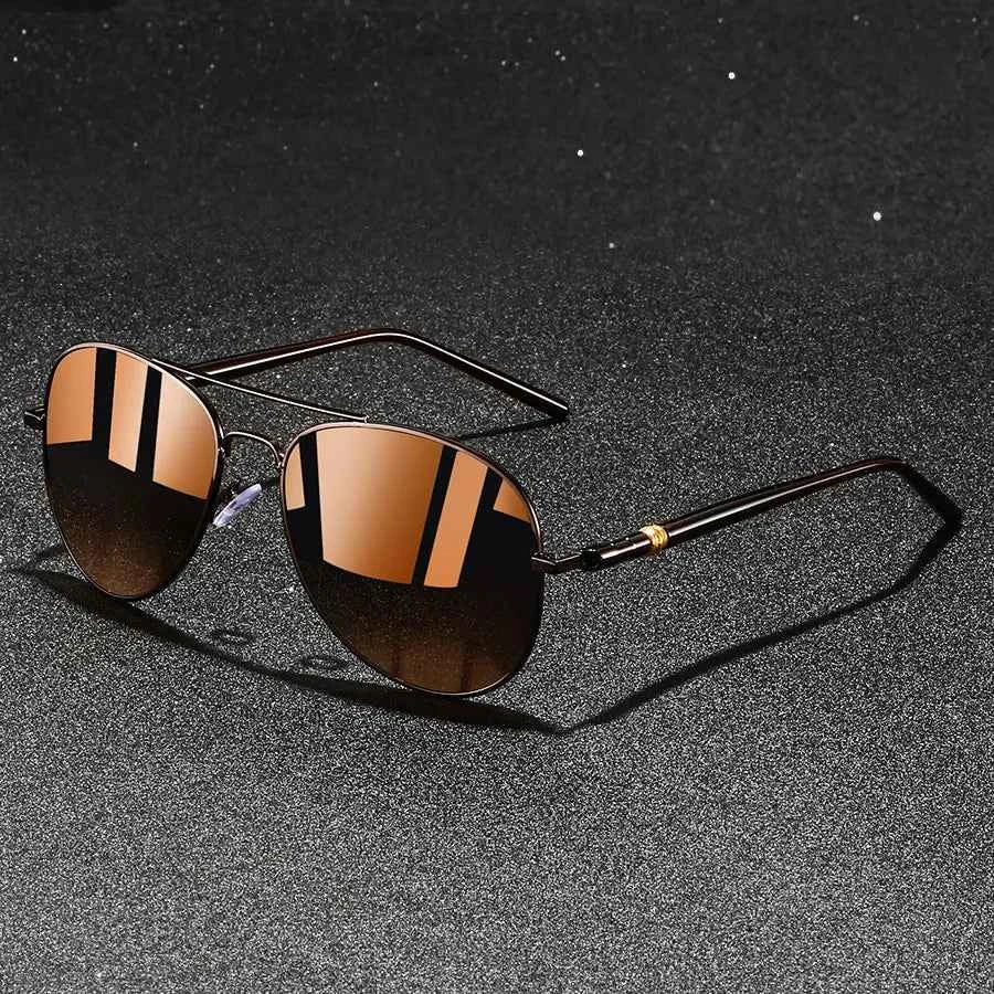 Classic Aviator Sunglasses for Stylish Protection Brown