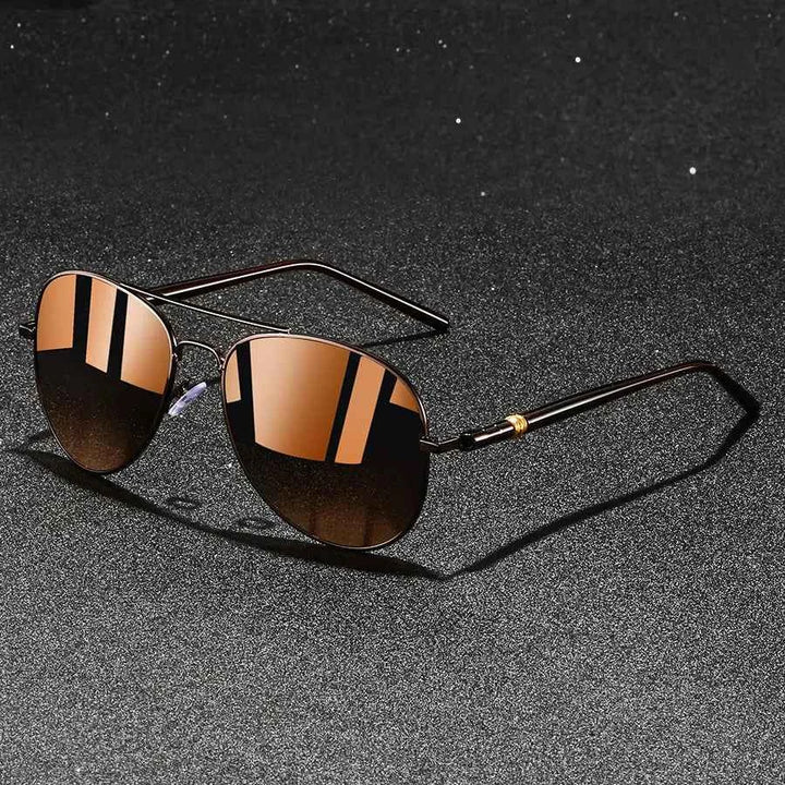 Classic Aviator Sunglasses for Stylish Protection Brown