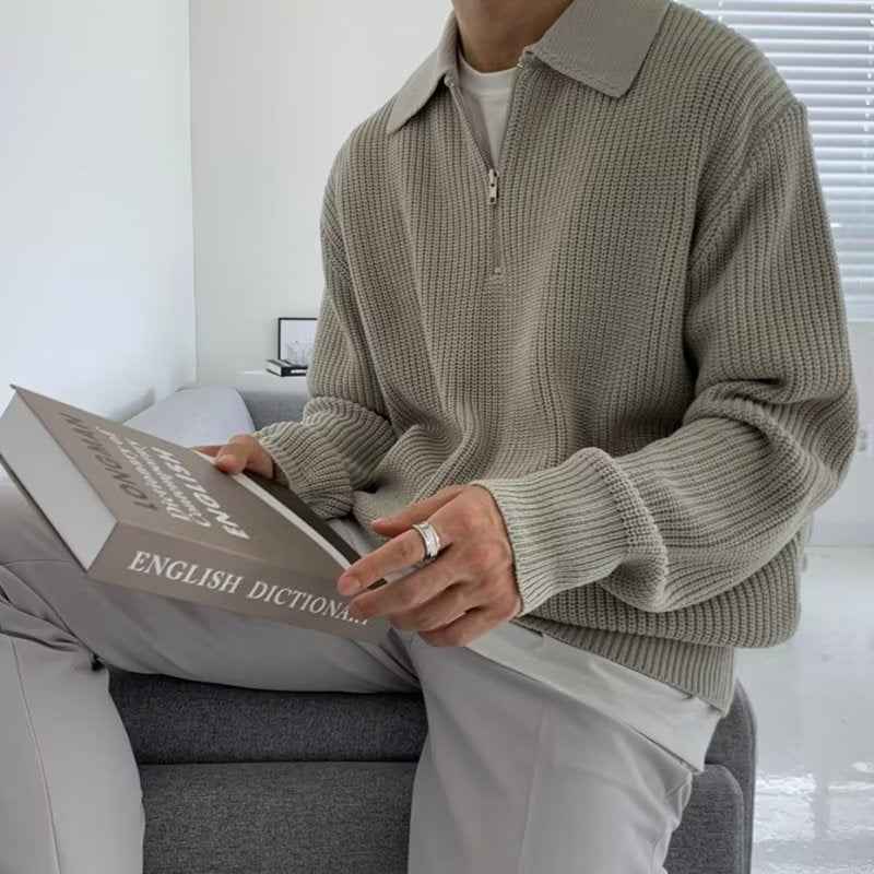 Men's Knitted Sweater - Cozy and Stylish Knitwear