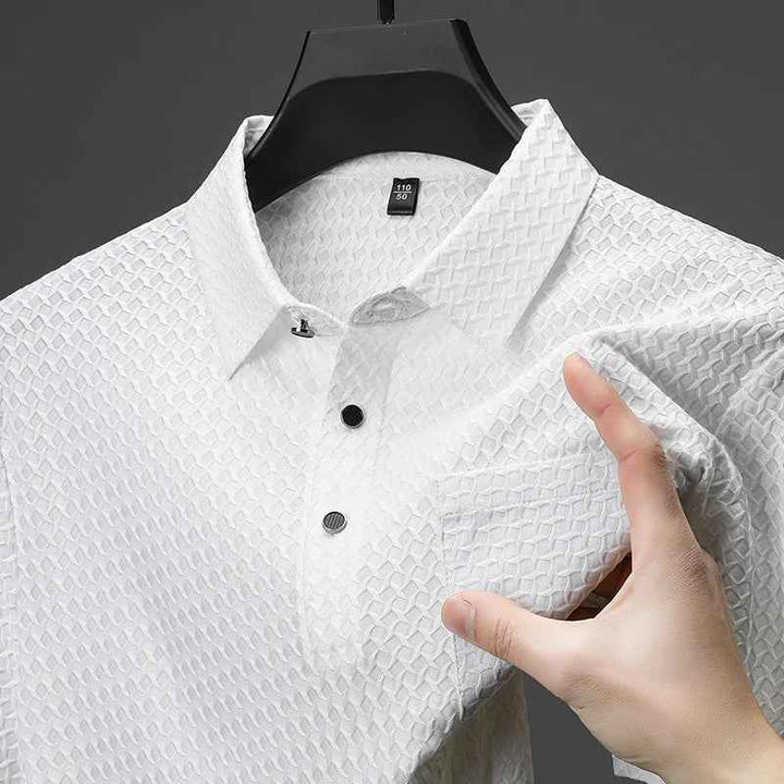 Men's Vertex Polo Shirt - Stylish & Comfortable White