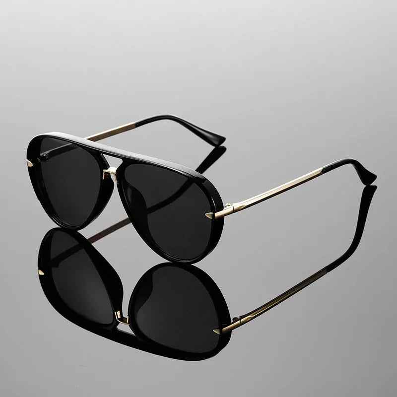 Men's Aviator Sunglasses - Stylish and Durable Black