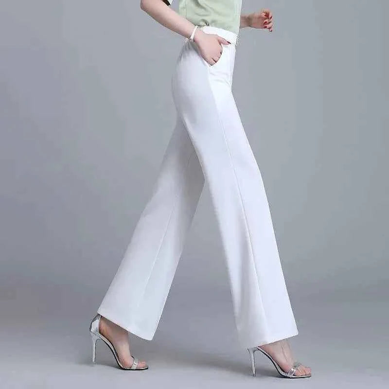 Women's Pleated Wide-Leg Pants