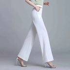 Women's Pleated Wide-Leg Pants