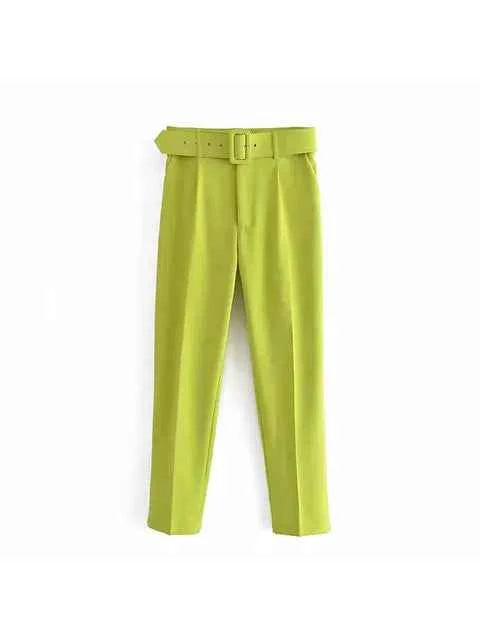 Women's Tailored Blazer and High Waist Trouser Suit Set
