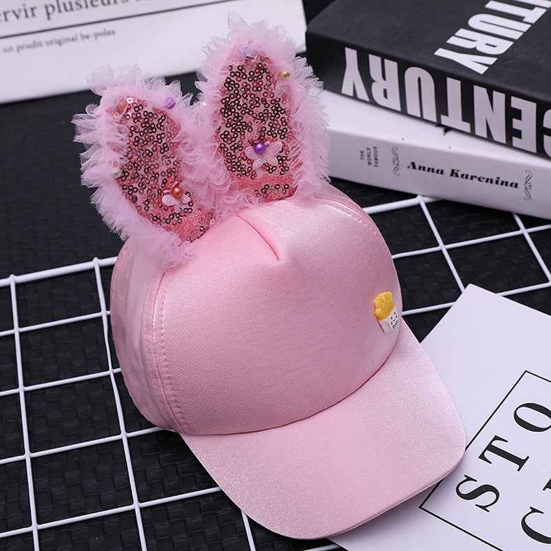 Sequined Ear Caps for Enhanced Style and Sparkle in Fashion Accessories Pink French 48to52cm