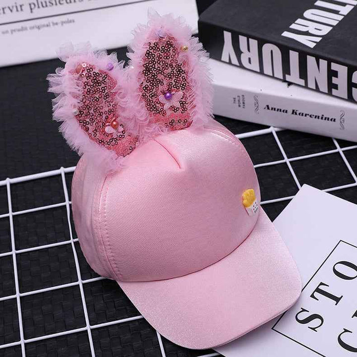 Sequined Ear Caps for Enhanced Style and Sparkle in Fashion Accessories Pink French 48to52cm