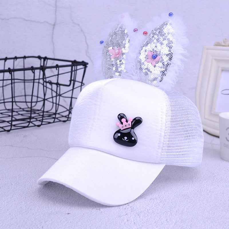 Sequined Ear Caps for Enhanced Style and Sparkle in Fashion Accessories White Rabbit 48to52cm