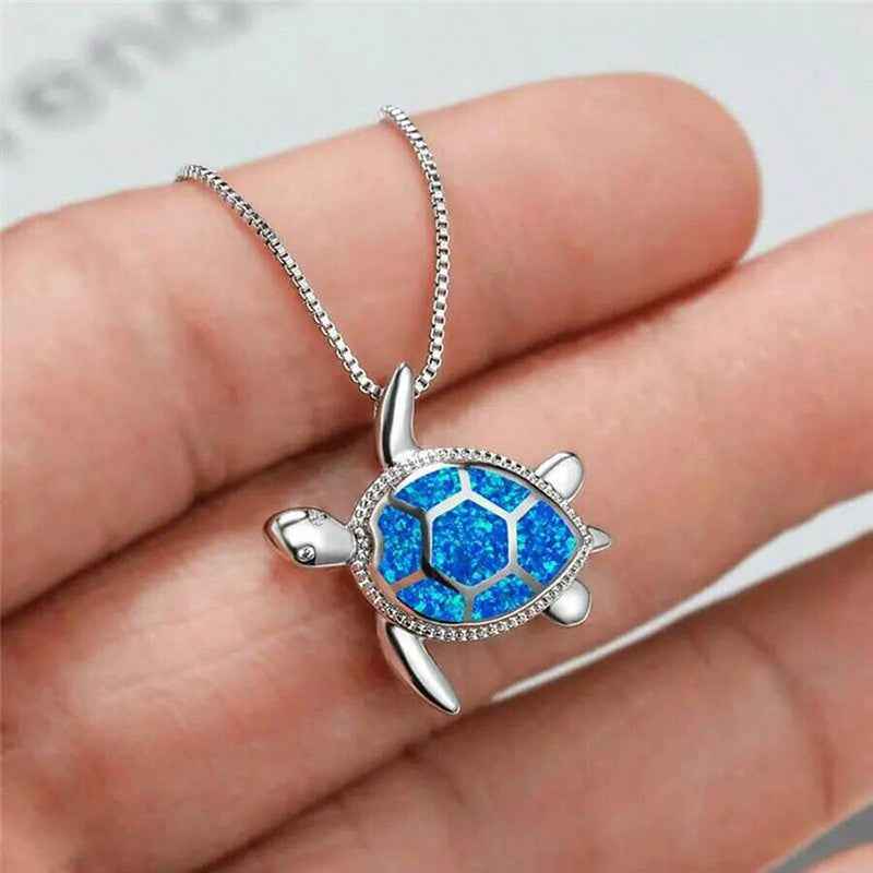 Serene Turtle Pendant Necklace