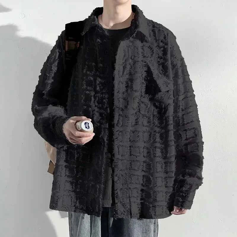 Men's Checkered Button-Up Shirt