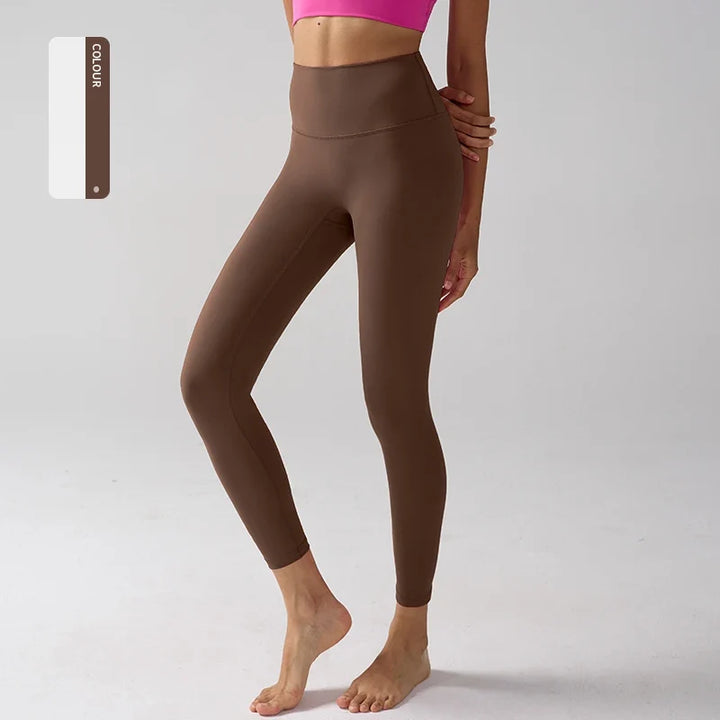 Women's High Waisted Leggings for Fitness, Yoga, and Everyday Use Cocoa