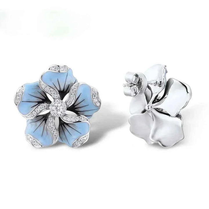 Blooming Delysia Earrings - Elegant Floral Design