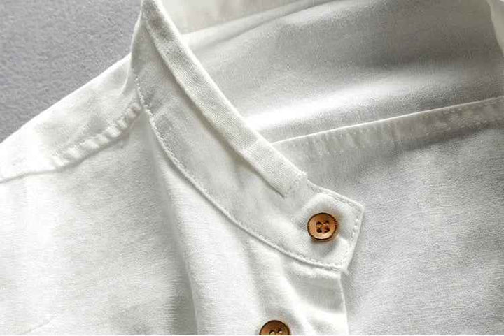 Men's Cotton-Linen Casual Shirt