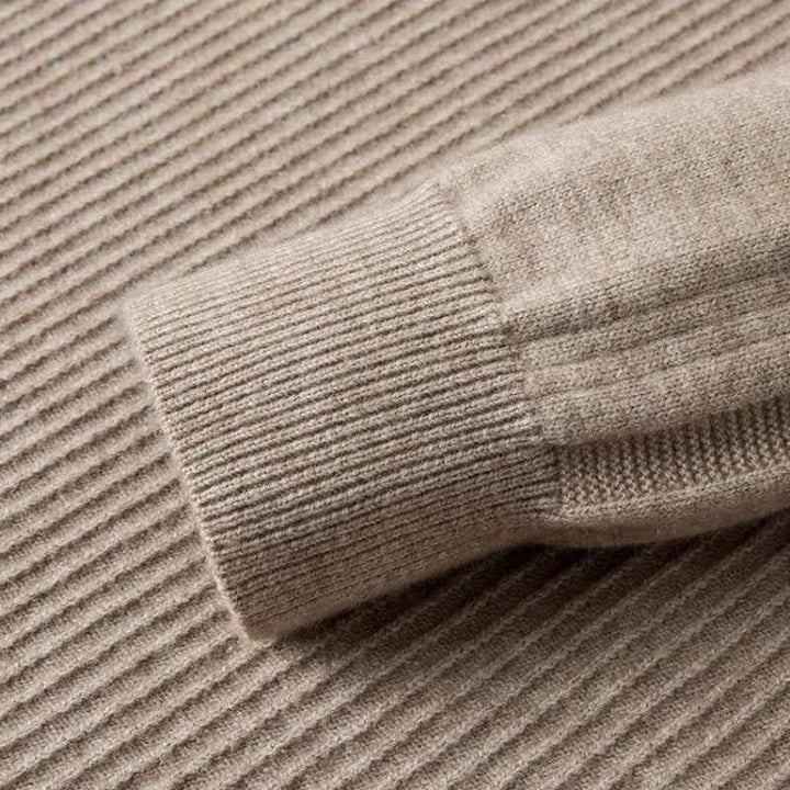 Men's Knitted Half-Zip Sweater