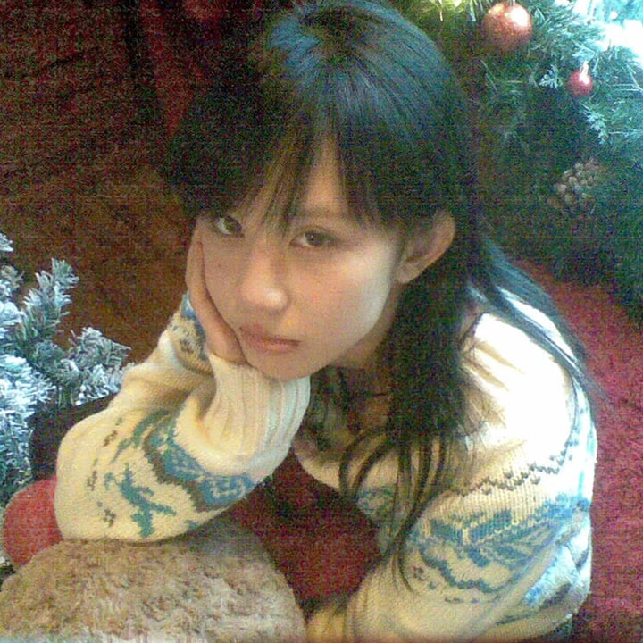 Women's Vintage Y2K Jacquard Off Shoulder Knitted Pullover Christmas Sweater
