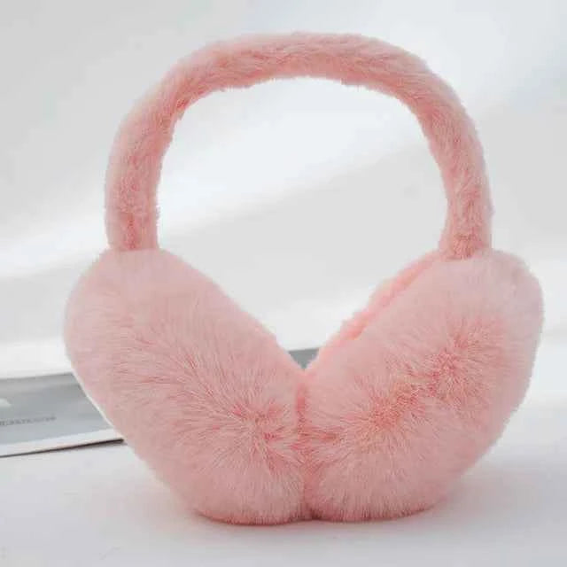 Cozy Headband Earmuffs for Warmth and Style Light Pink