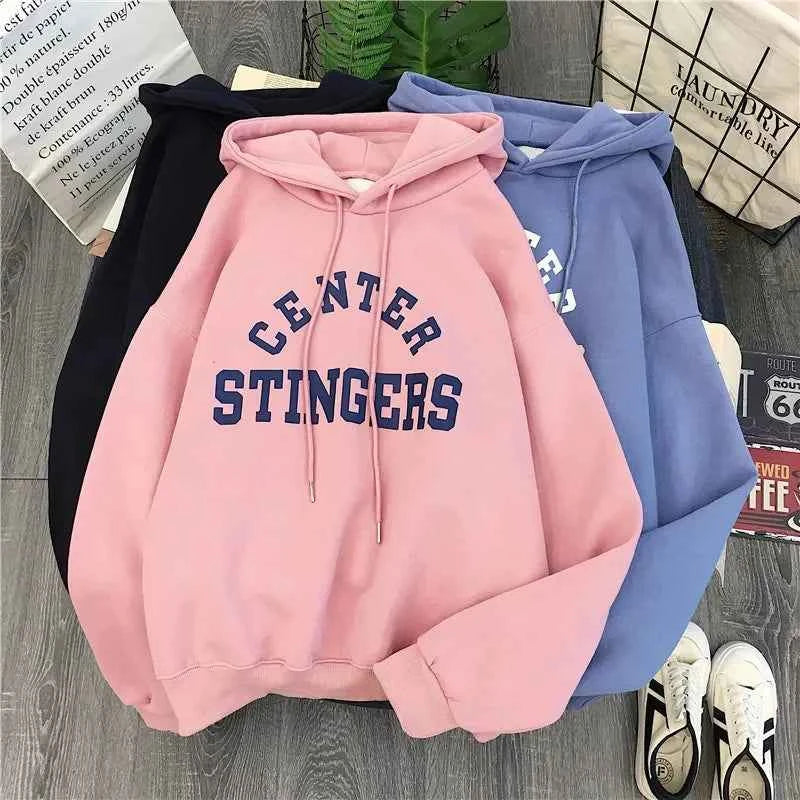 Women’s Thick Cotton Pullover Hoodie – Cozy Spring to Winter Essential XXL