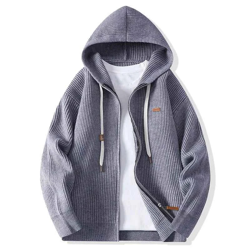 Men's Zip-Up Cardigan - Stylish and Comfortable