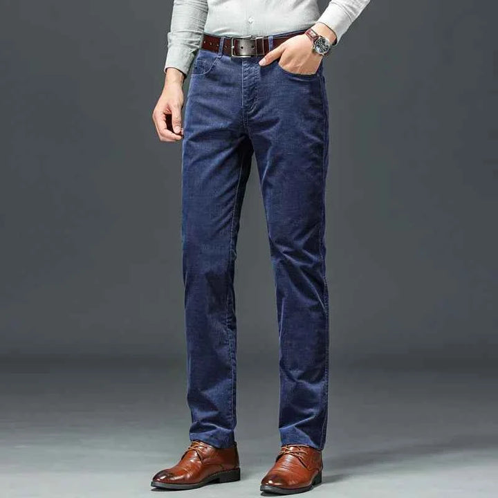 Men's Stretch Trousers - Comfortable and Flexible Fit Blue