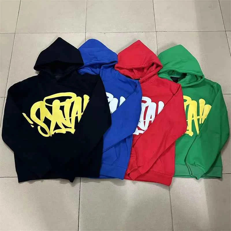 Unisex Fleece Hoodie Sweatshirt with Hip Hop Print for Casual Wear