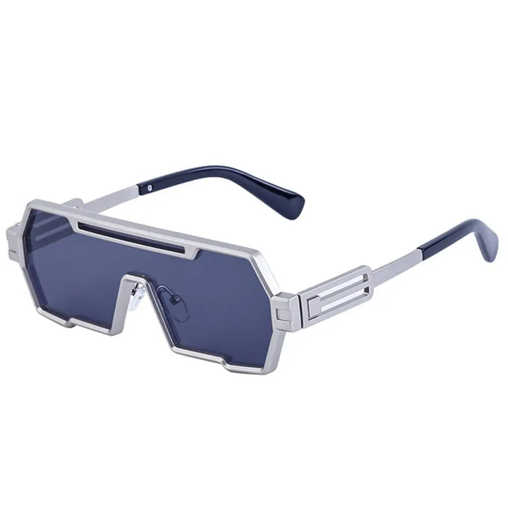 Stylish UV Protection Sunglasses Silver & Gray