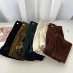 Women's Corduroy Pants Set - Stylish and Comfortable Outfit