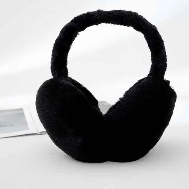 Cozy Headband Earmuffs for Warmth and Style Black