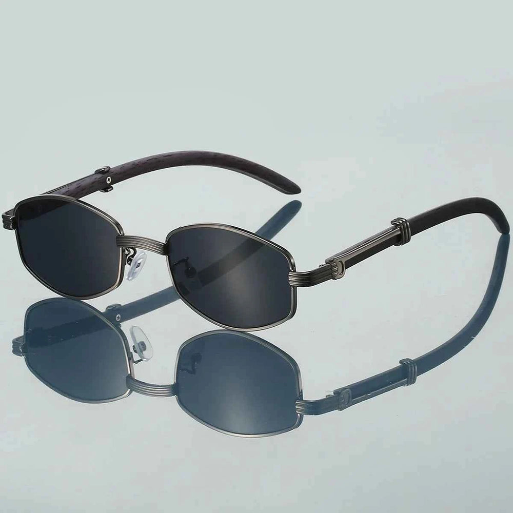 Stylish Belmont-Inspired Sunglasses for Ultimate UV Protection Black