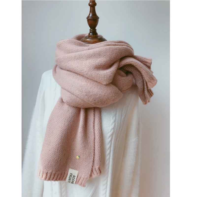 Shawl Accessories Cashmere Scarf Women Scarfs Winter Pink
