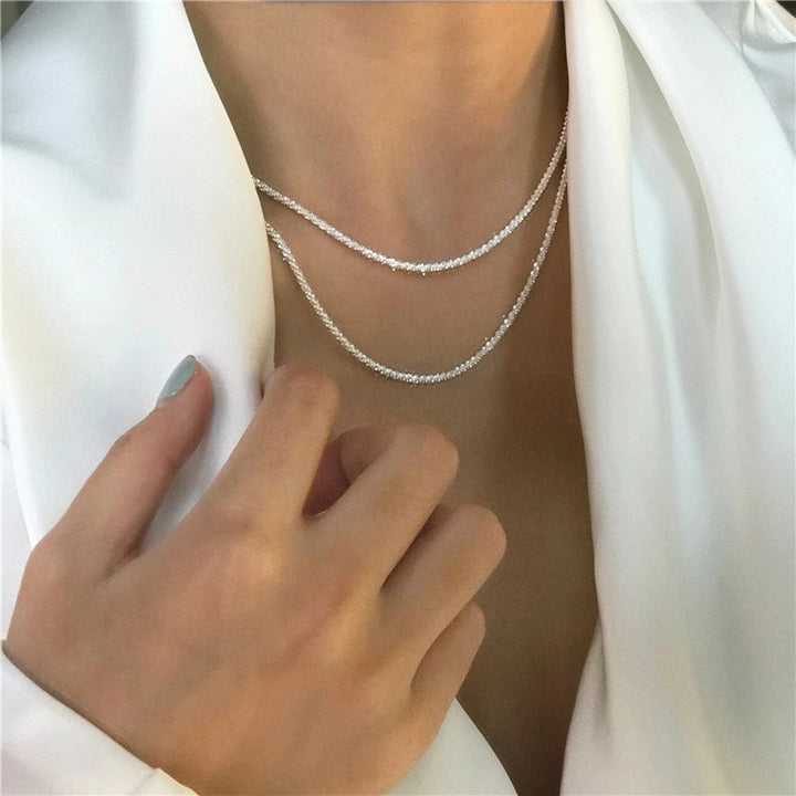Sonia | Women's Minimalist Necklace Set - Delicate 925 Sterling Silver Default